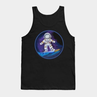 Surfing Astronaut Tank Top